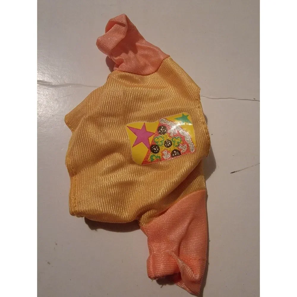 Vintage Barbie Ken‎ Skipper Doll Accessory Clothing Orange Top VTG